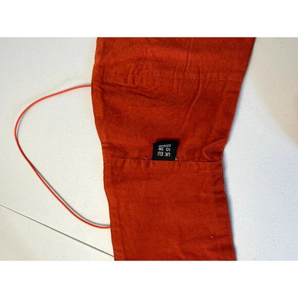 NWT Momokrom Courduroy rust crop top size 10 - Picture 6 of 6